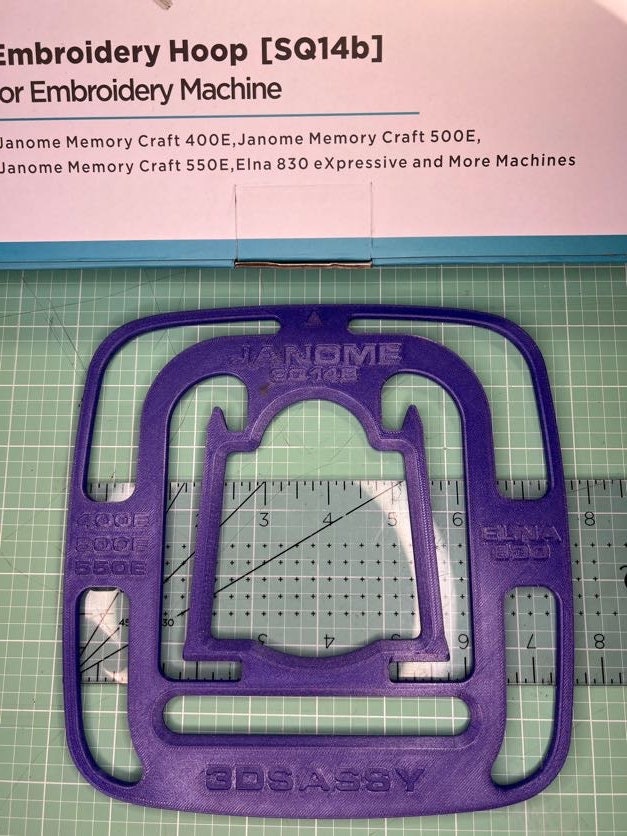 Sock Hoop Insert Fits Janome 140X140mm Single Needle Hoop SQ14b Embroidery Designs Custom Sock Embroidery Tool Socks Gloves Adult