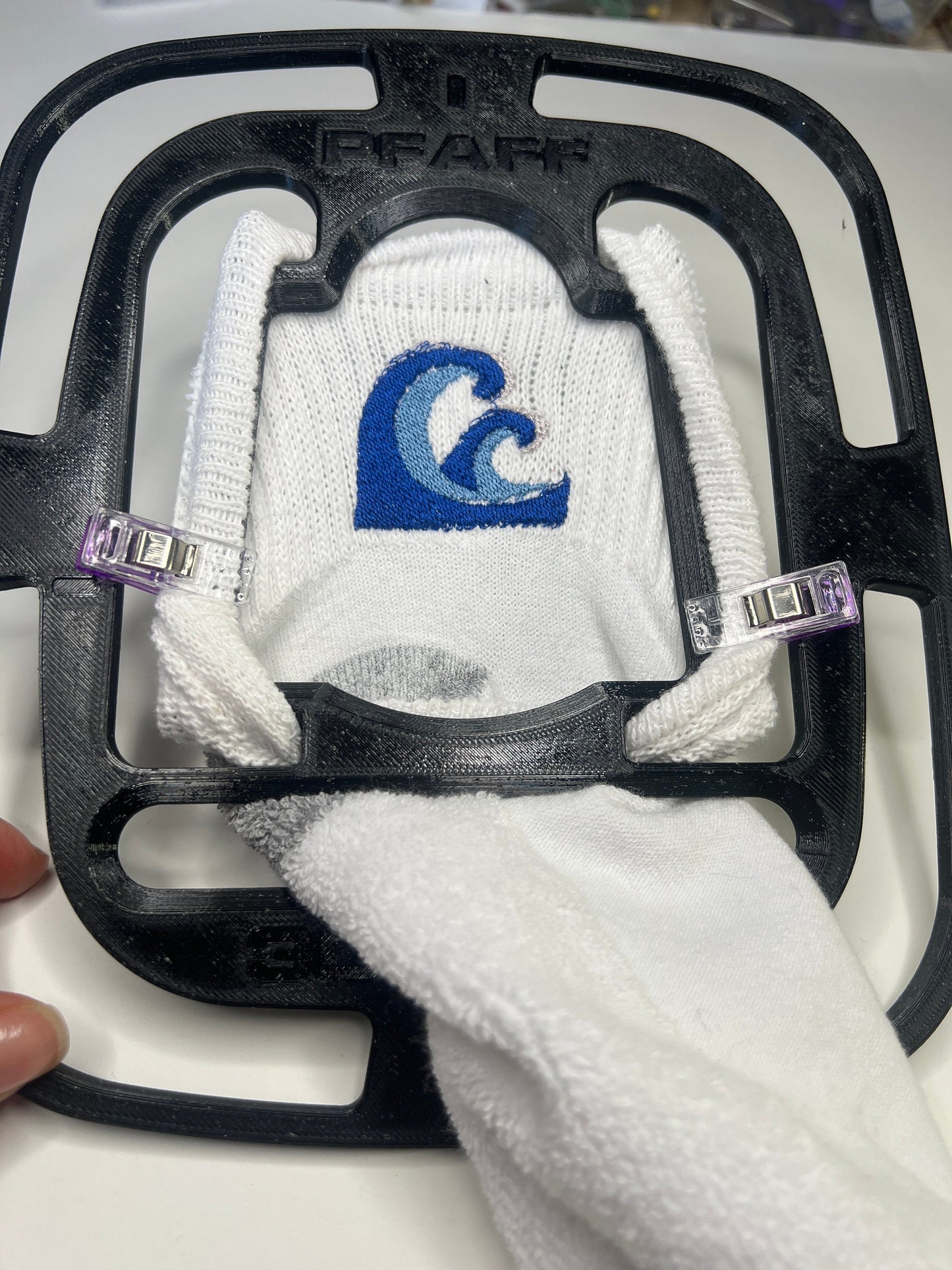 Sock Hoop Insert 120x120 mm Fits Single Needle Pfaff Embroidery Designs Custom Socks Embroidery Tool Custom Socks Gloves