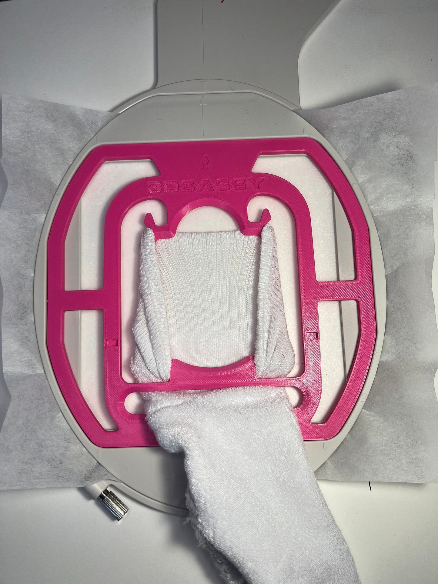Sock Hoop Insert For 5.5X5.5 Janome SQ14 Hoop Embroidery Designs Custom Socks Embroidery Tool Custom Socks Gloves