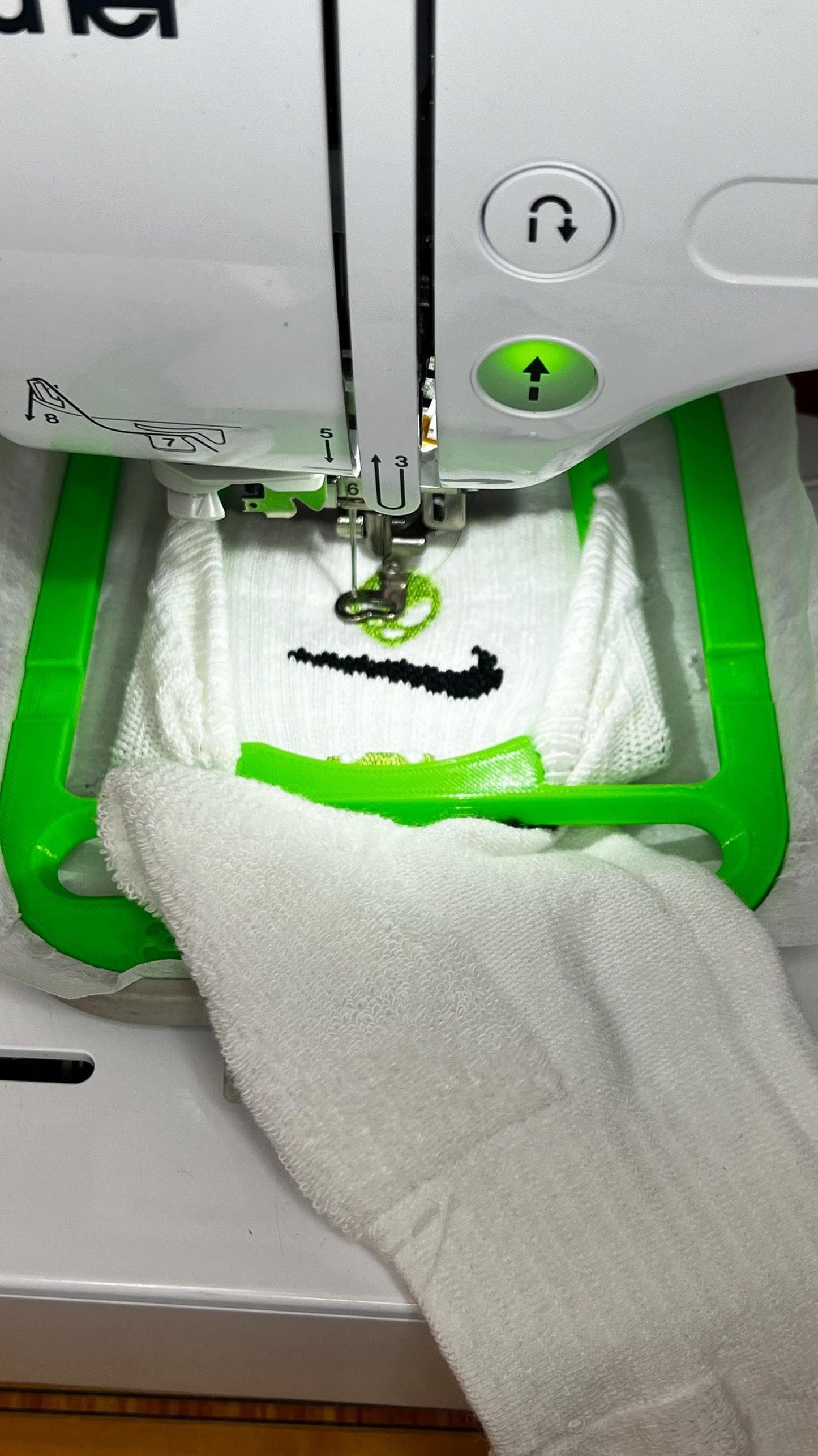 Brother Sock Hoop Insert For 4"X4 Fits SA443 Brother & Babylock Embroidery Designs Custom Socks Embroidery Tool Custom Socks Gloves
