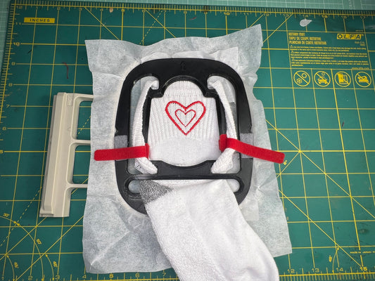 Sock Hoop Insert 4"X4" Fits SA438 Single Needle Brother & Babylock Embroidery Tool Custom Sock Embroidery Tool